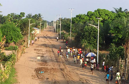 300 Sets of Semi-split Solar Street Lights in Congo
