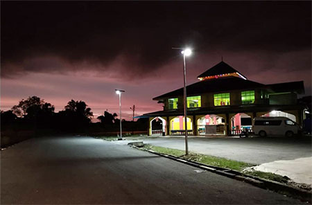 8000lm&nbsp;Solar lights&nbsp;project for Community in Malaysia