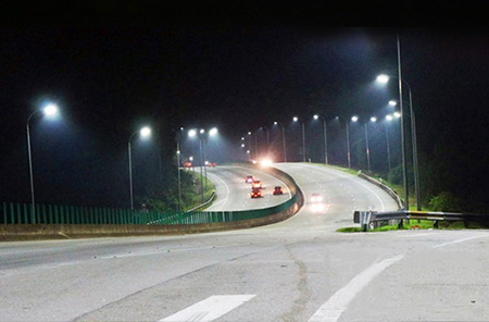 Mexico City Electricity Lighting Project for 6-lane Freeway--5000 sets LED Street Lights