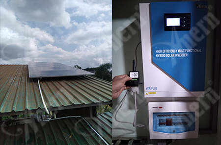 10 Sets of 5.5KW Solar Off-grid Systems for Office in Myanmar