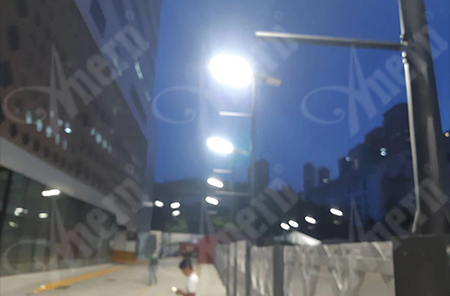 Official Building Zone Solar Street Lighting Project