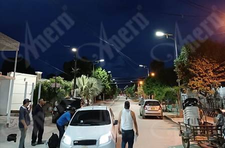 Colombia Linear Park Solar Street Lighting Government Project
