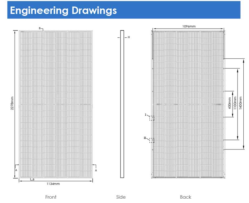 N-type Bifacial PV Panels BiLinear Performance Warranty