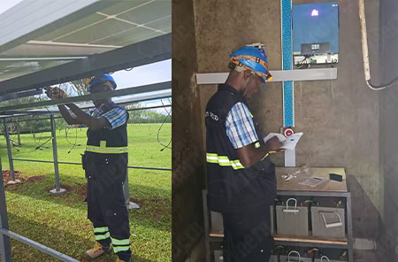 2.4KW & 10.2KW Solar Power System in Uganda