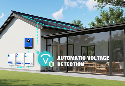 Automatic Voltage Detection: No need for manual settings — the inverter intelligently identifies your battery voltage and adapts accordingly.