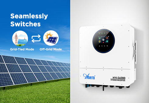 Grid-Tied & Off-Grid Modes – Seamlessly switches between grid-connected and backup power modes for uninterrupted electricity.