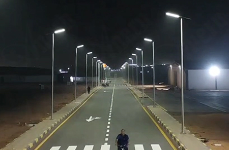 110 Sets of AN-SLZ-120W Solar Street Lights in Libya