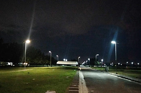 90sets SLV Solar Street Lights with CCTV in Philippine Park