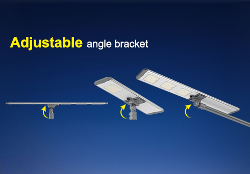 Adjustable Angle BracketAdjustable mounting angle bracket for optimized solar exposureFlexible installation to match different pole types and geographic locationsImproves charging efficiency and overa...